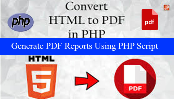 I will generate pdf reports in php and fpdf library
