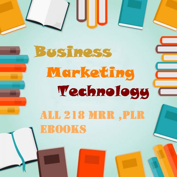 I will give you 218 mrr,plr biz,marketing,tech ebooks