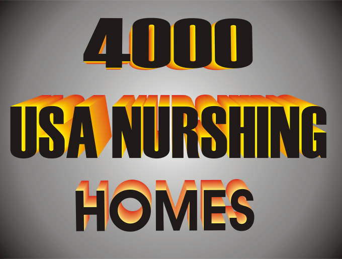 I will give you 4000 USA nursing homes contact list