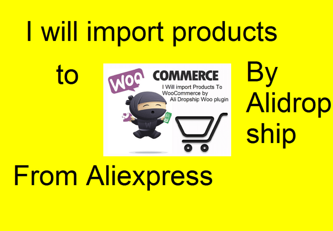 I will import products to woocommerce by alidrop ship woo plugin