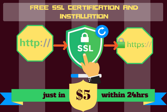 I will install ssl https certificate in webserver