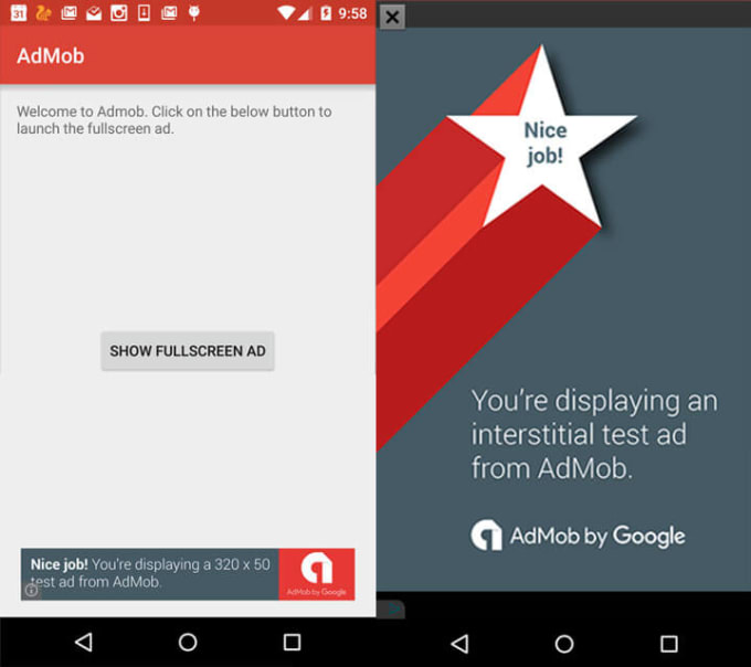 I will integrate admob or startapp ads to your android apps