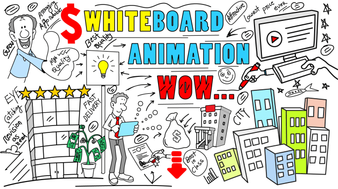 I will make attractive whiteboard explainer video
