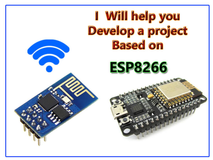 I will make ESP8266, WIFI, NodeMCU Arduino projects
