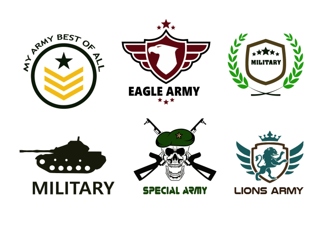 I will make military army  and skull logo design for you