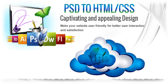 I will make psd to html template