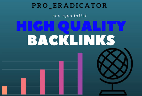 I will manually create high quality backlinks for google ranking