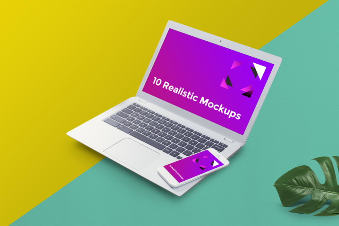 I will present your website on 10 realistic mockups