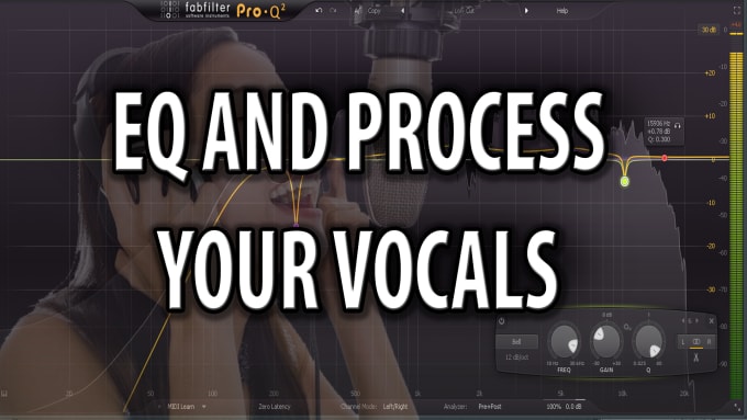 I will professionally mix and process your vocals to perfection