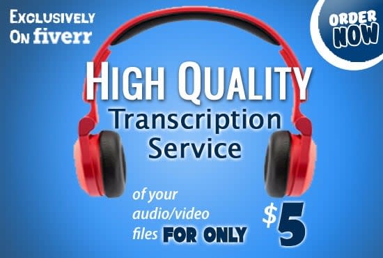 I will provide best flawless audio video transcription
