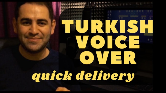 I will record a turkish male voice over