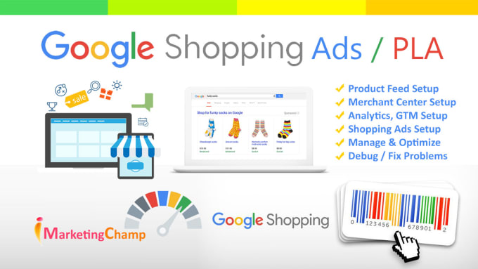 I will setup google shopping ads and merchant feeds pla adwords