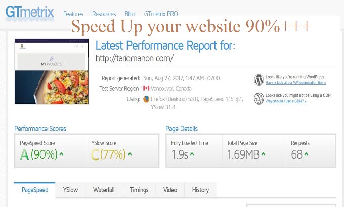 I will speed up and optimize your wordpress website to load faster
