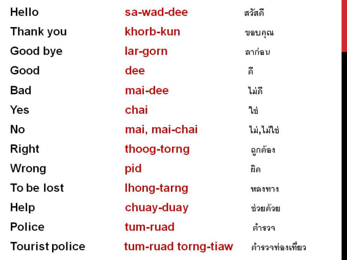 I will teach you thai language via skype