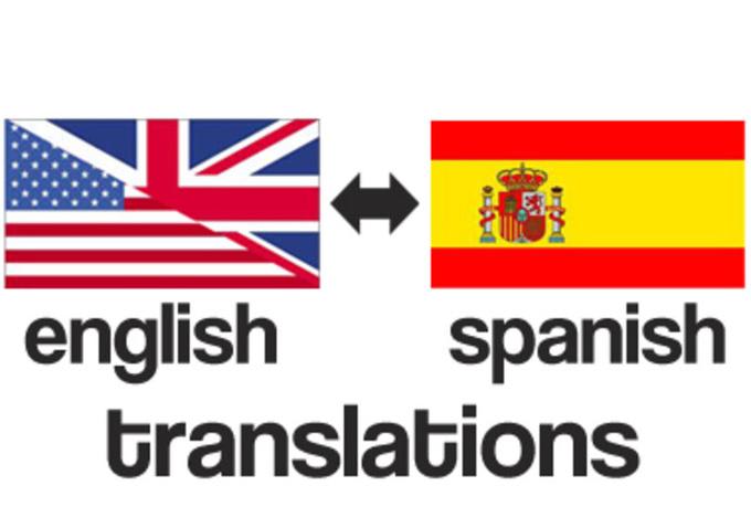 I will translate any short or long text into perfect spanish