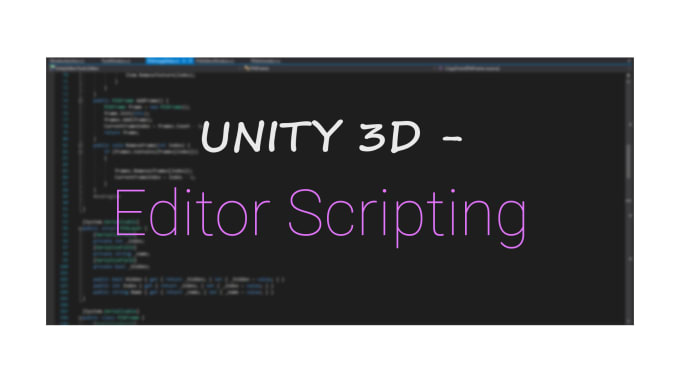 I will code your custom unity editor scripts