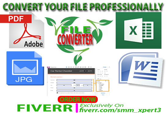 I will convert pdf,word, excel to fillable pdf form