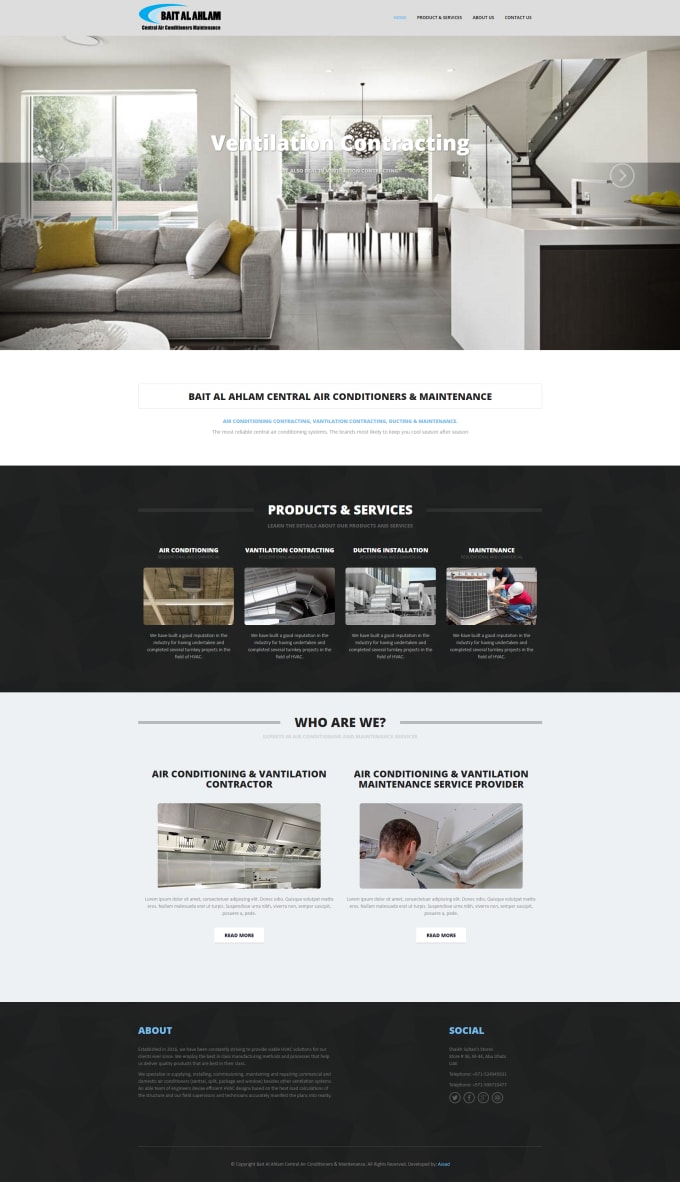 I will design and develop a custom professional dynamic website