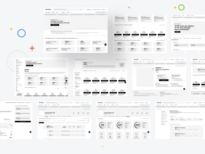 I will design responsive websites and web apps UX wireframes