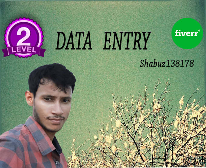 I will do data entry work for you
