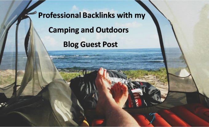 I will guest post on my camping and outdoors website