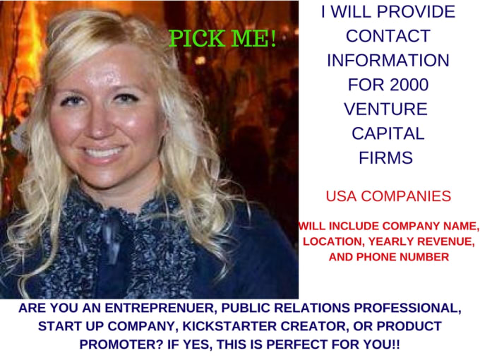I will provide you a list of 2000 venture capital companies in the USA