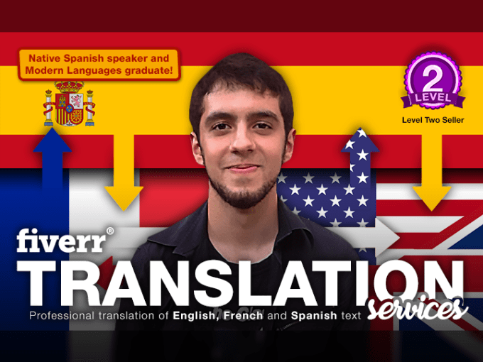 I will translate into english, french or spanish