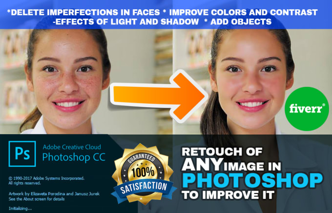 I will any professional retouching in photoshop
