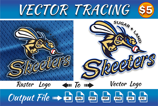 I will convert your logo or graphic,image to vector within 24 hours