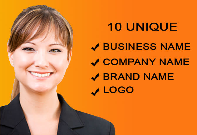 I will create 10 creative business name, company name, brand name