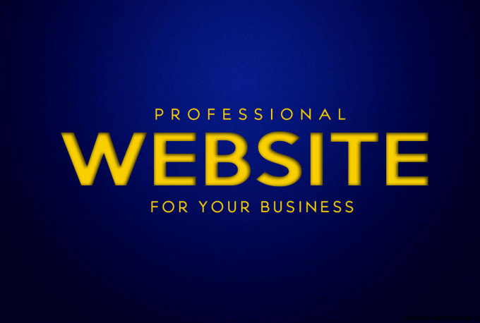 I will create a professional website for your business