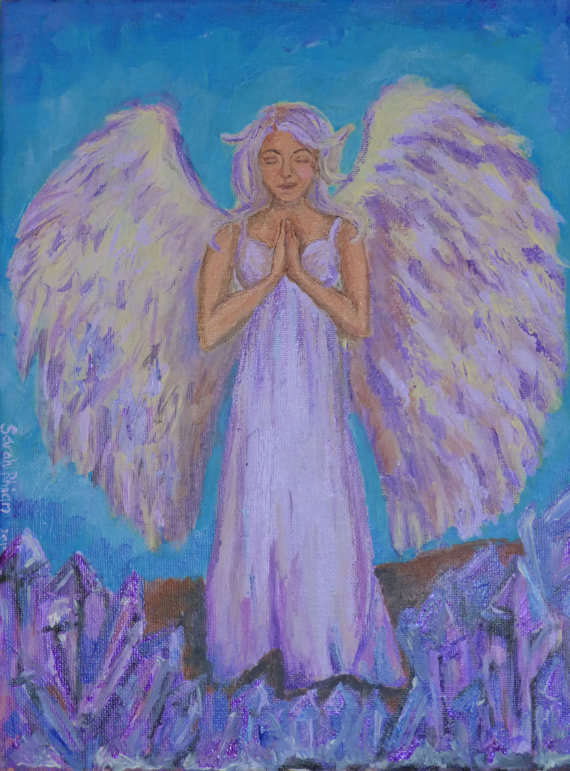 I will create a psychic art portrait of your spirit guide or angel
