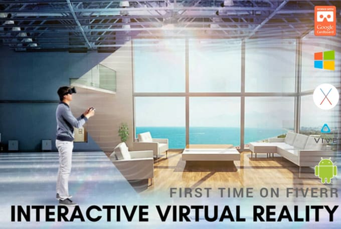 I will create a virtual staging using virtual reality