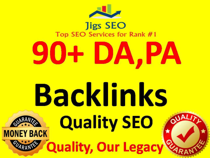 I will create high pr,da,pa backlinks for rank first on google