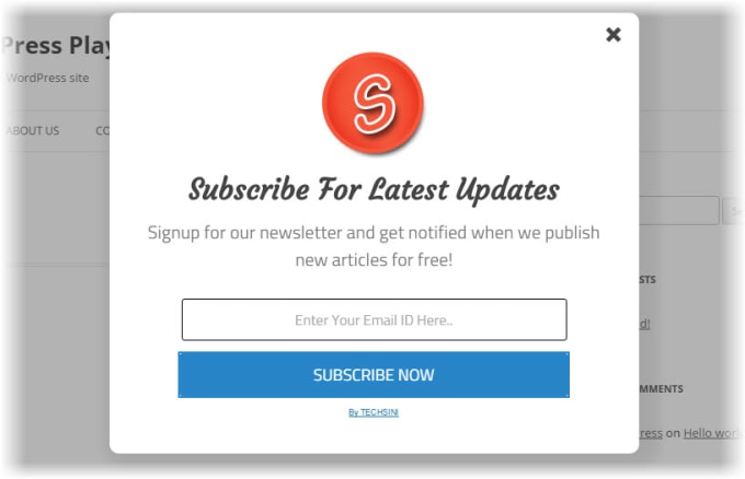I will create popup email subscription forms