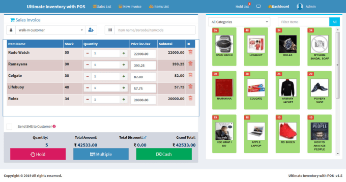 I will create pos application with free cheque writing software