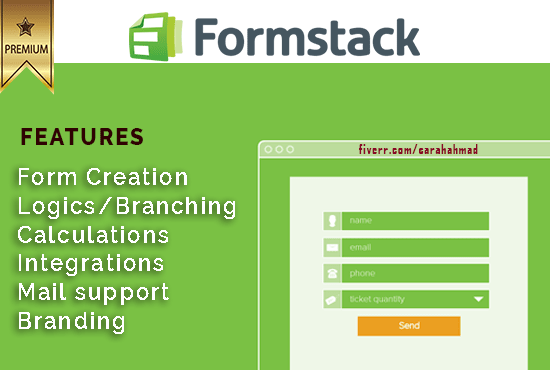 I will create smart form using formstack