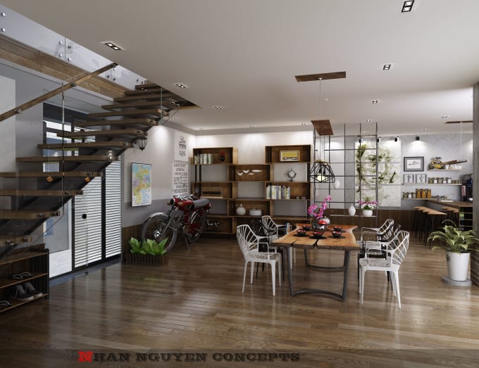 I will design and render interior, exterior by sketchup