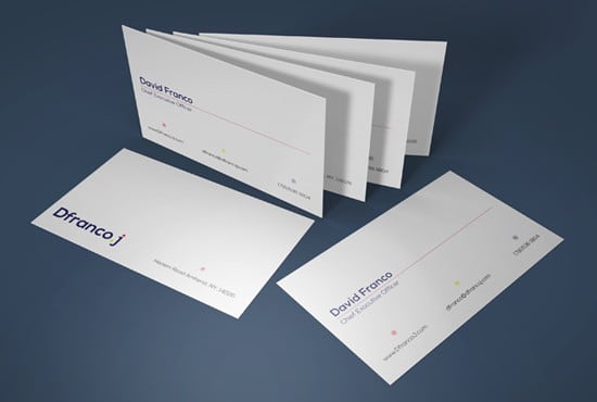 I will design business card with two concepts