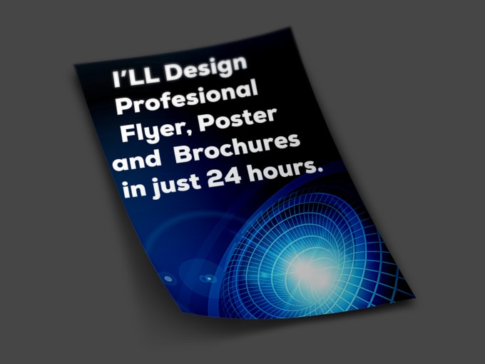 I will design flyer and poster