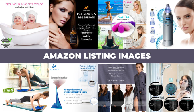 I will design impressive amazon product listing images