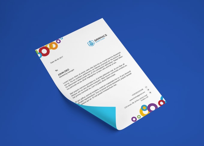 I will design letterhead in editable word format 4 hours