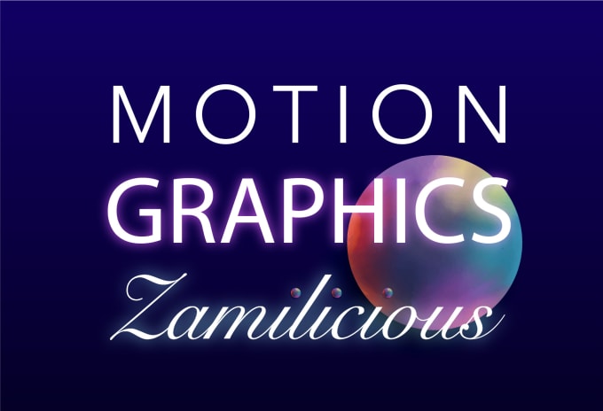 I will do amazing vfx and motion graphics