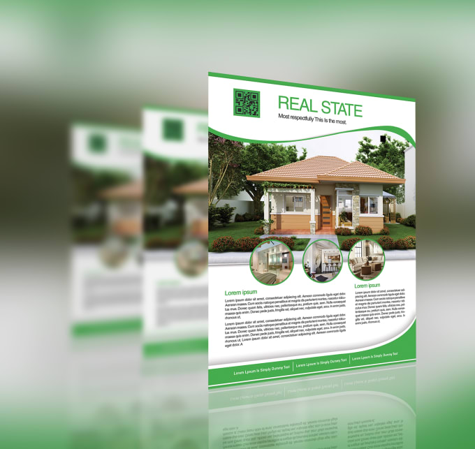 I will do an amazing real estate flyer, brochure within 24 hours