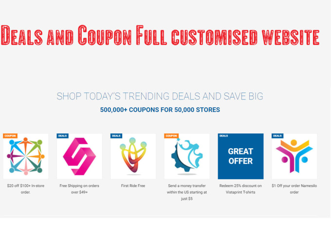 I will do coupon and deals website for your affiliate programs