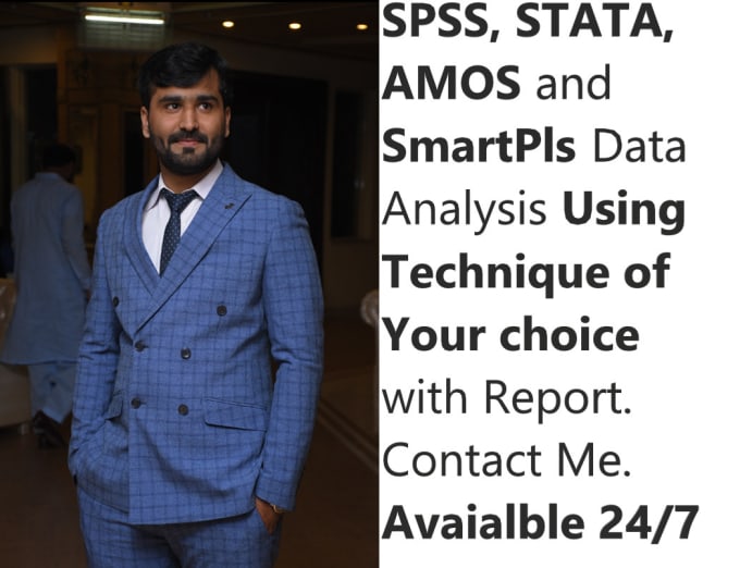 I will do data analysis statistics using spss, stata, amos