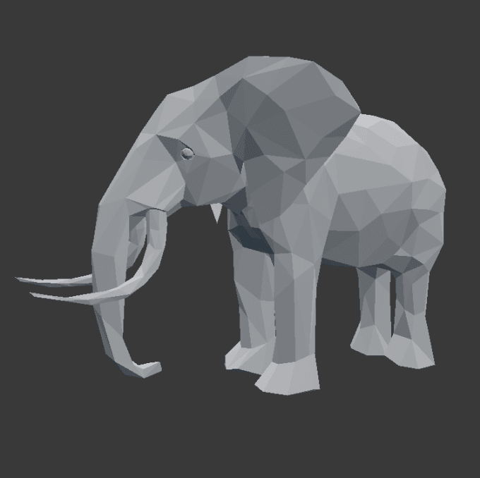 I will do low poly 3d modelling