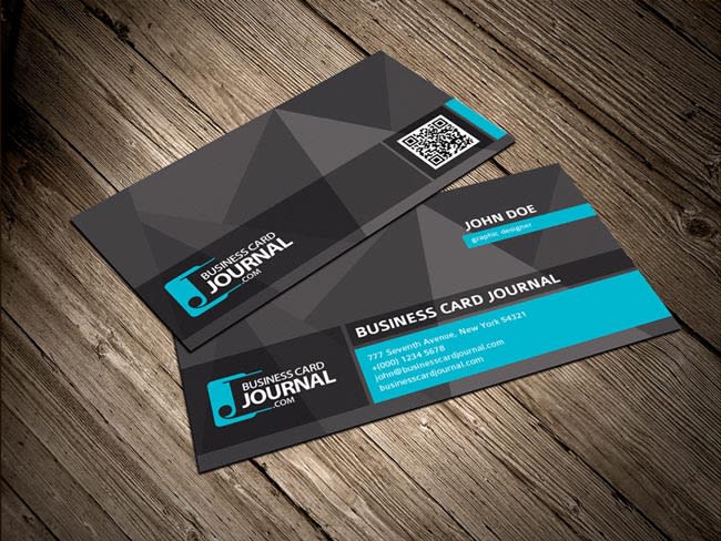 I will do minimalist business card design