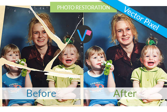 I will do photo restoration professionally