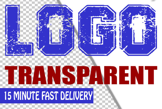 I will do transparent logo background